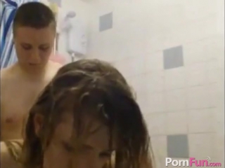 perepechko forced a cat in the shower (porn, incest, sister, brother, fucked, blowjob, cancer,